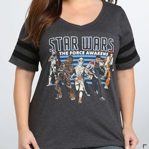 Torrid Star Wars Force Awakens Football Tee